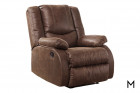 Barrera Recliner in Coffee Color Thumbnail Brown