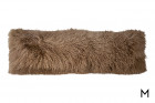 Mongolian Lamb Fur Lumbar Pillow Color Thumbnail Brown