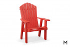 Adirondack Chair in Red Color Thumbnail Red