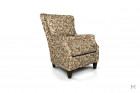 French Accent Chair in Garfield Redstone Color Thumbnail Ivory
