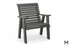 Roll-Back Patio Chair in Dark Gray Color Thumbnail Dark Gray