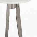 Leilani Accent Marble Top Table - White - Image 2