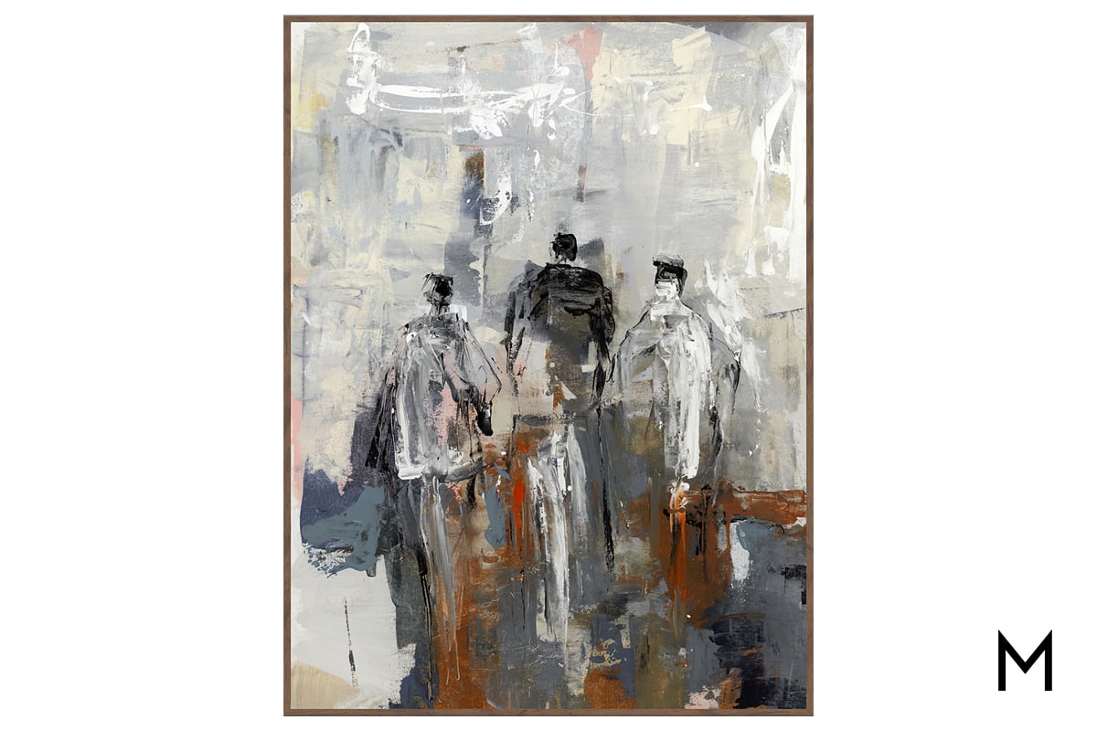 7Zxk8yIaXKaSiDKJTskW Triad Canvas Art 36x48 - Image 1