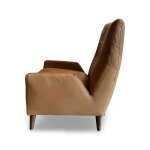 Jasper Wing Back Leather Chair - Image 3