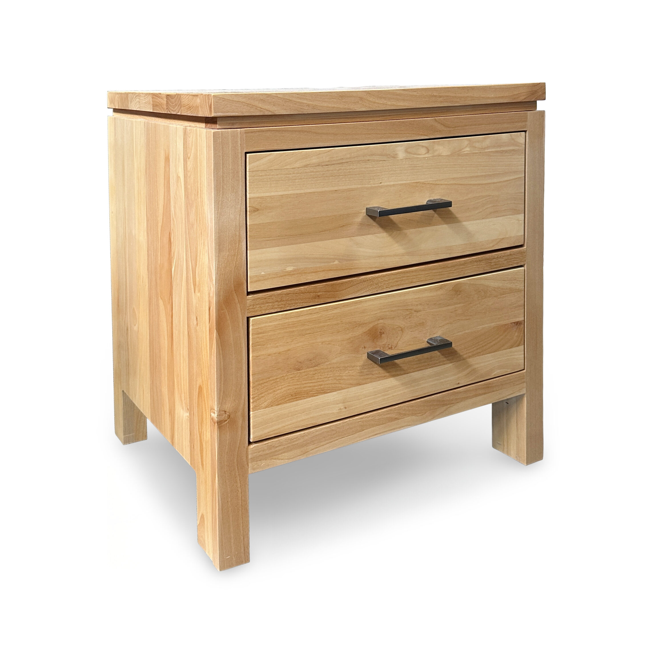 Modern West Two-Drawer Nightstand