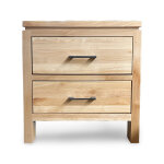 Modern West Two-Drawer Nightstand - Image 2