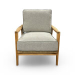 Positano Lounge Patio Chair with Cushioned Seat and Back - Image 4