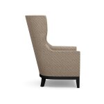 Transitional Tall Wingback Accent Chair - Image 3
