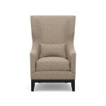Transitional Tall Wingback Accent Chair - Image 2