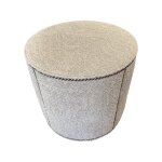 Sinclair Round Ottoman with Casters - Image 3