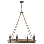 Tybee Industrial Ring Chandelier