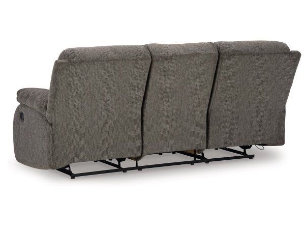Scranto Manual Reclining Casual Sofa - Gray - Image 6