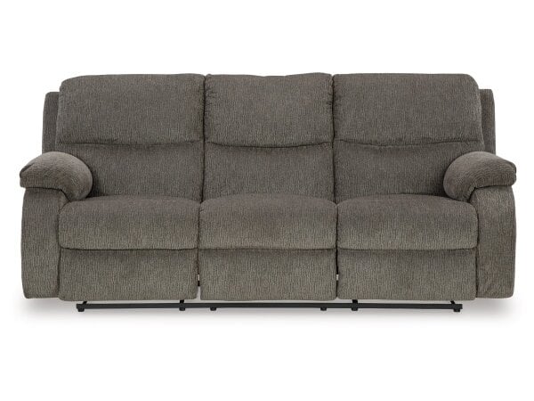 Scranto Manual Reclining Casual Sofa - Gray - Image 4
