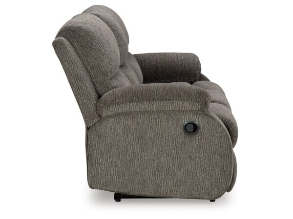 Scranto Manual Reclining Casual Sofa - Gray - Image 5