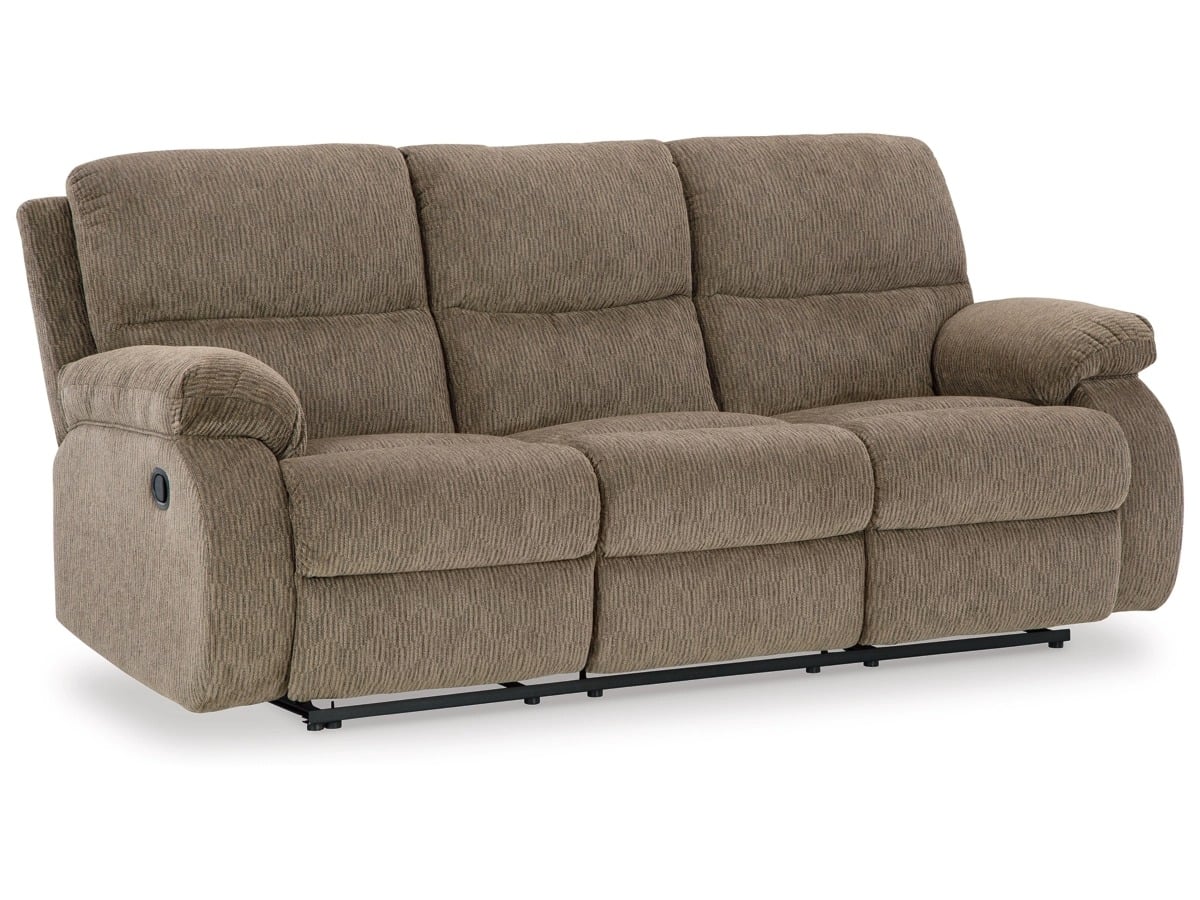 Scranto Manual Reclining Casual Sofa - Brown