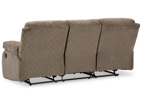 Scranto Manual Reclining Casual Sofa - Brown - Image 7
