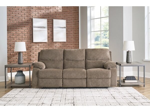 Scranto Manual Reclining Casual Sofa - Brown - Image 6
