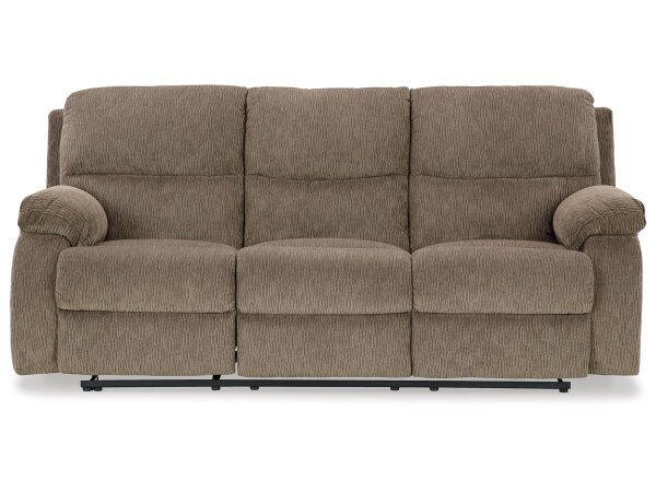 Scranto Manual Reclining Casual Sofa - Brown - Image 5