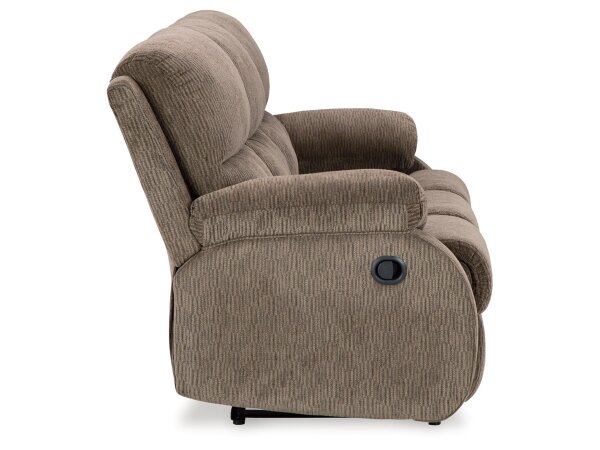 Scranto Manual Reclining Casual Sofa - Brown - Image 3