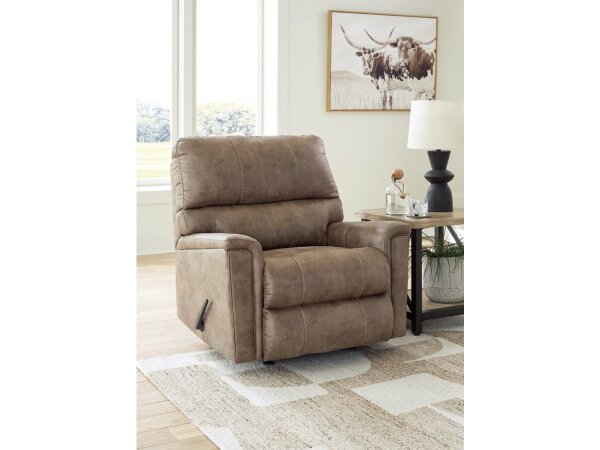 Navi Casual Manual Recliner | Tan - Image 2