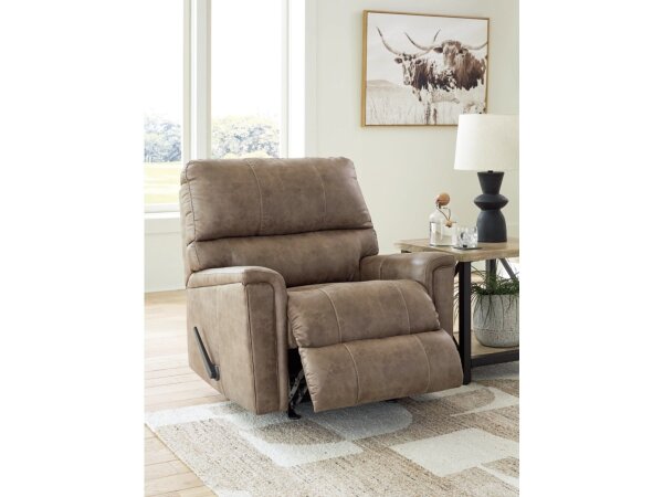 Navi Casual Manual Recliner | Tan - Image 7