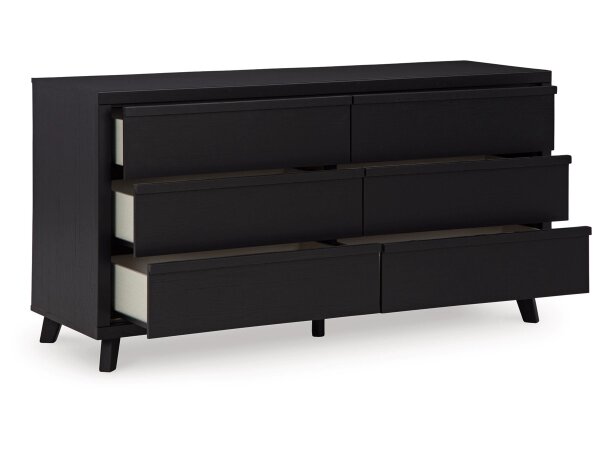 Danziya Contemporary 6-Drawer Dresser - Image 2