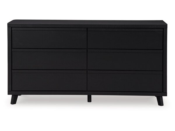 Danziya Contemporary 6-Drawer Dresser - Image 3