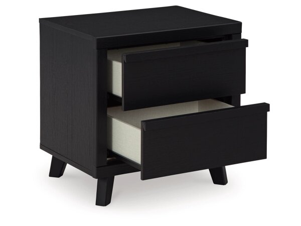 Danziya 2-Drawer Charging Nightstand - Image 3