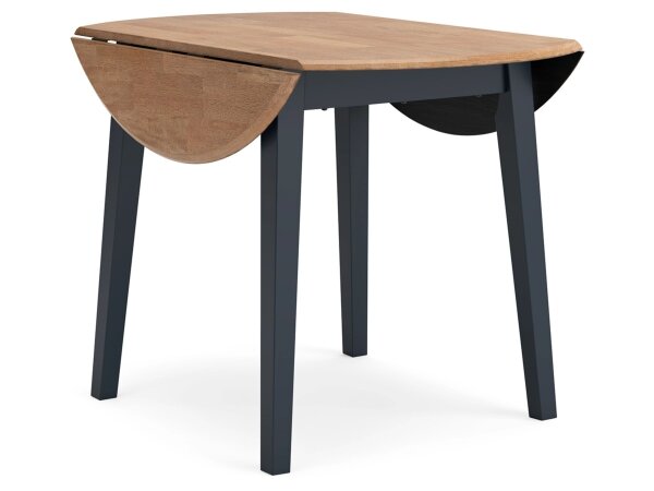 Glenhaven Farmhouse Dining Drop Leaf Round Table - Image 2