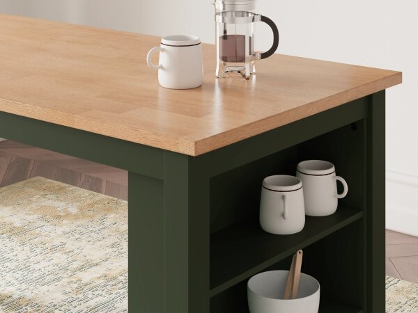 Glenhaven Farmhouse Counter Height Dining Table with Built-in Storage - Image 9