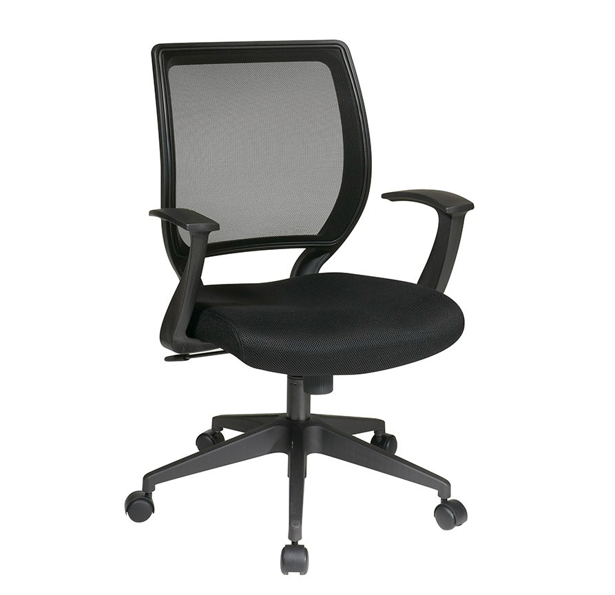 Screen Back Task Chair with 'T' Arms