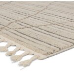 Jaida White 6'3" x 9'6" Power Loomed Rug - Image 3