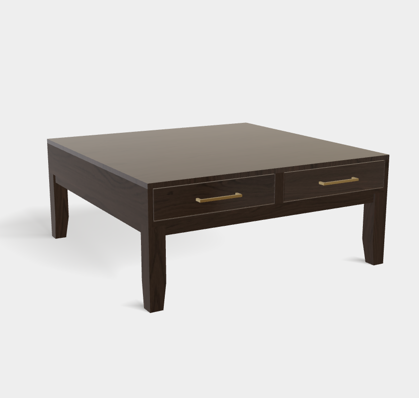 Saybrook Transitional Large Square Coffee Table