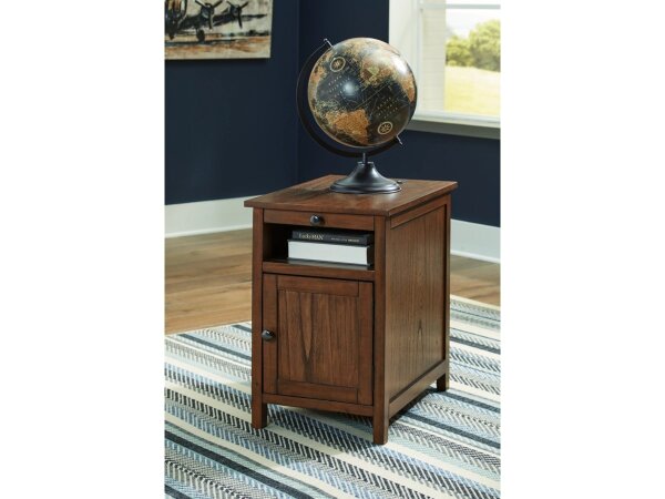 Trenton Chairside Table with USB and Power - Image 2