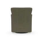Penelope Transitional Swivel Accent Chair - Green - Image 4