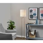 Joseph Arched Antique Brass Floor Lamp - Image 2