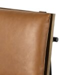 Crete Modern Leather Barstool - Image 9