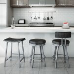 Berry Contemporary Counter Height Swivel Counter Stool - Image 2