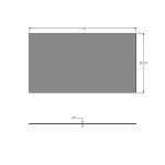 Benny White Marble Top Dining Table with Black Base - Image 3