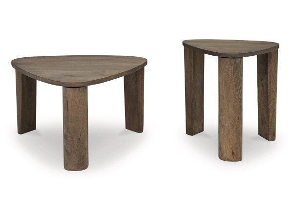 Modern 2-Piece Occasional Nesting Table Set - Image 4