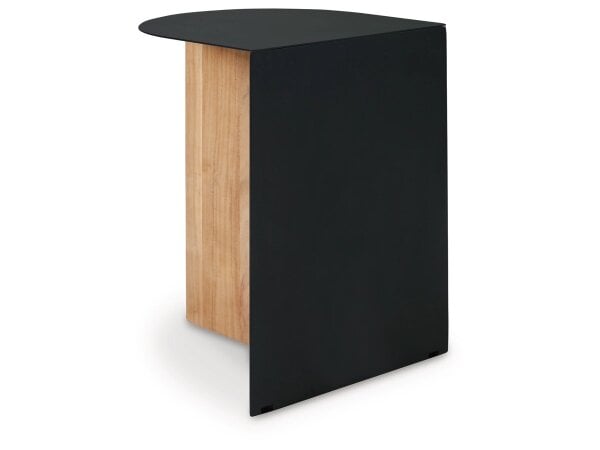 Contemporary Mixed-Material Accent Table - Image 4