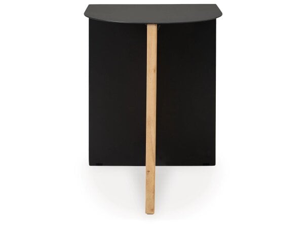 Contemporary Mixed-Material Accent Table - Image 3