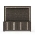 Ascent Modern 4-Door TV Console and Hutch - Image 4