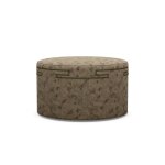 Castle Transitional Accent Ottoman with Nailhead Trim - Image 2