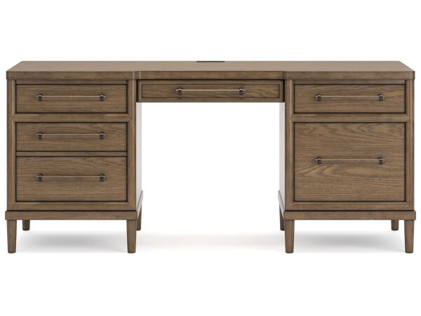 Roan Transitional 68" 6-Drawer Home Office Desk - Image 5
