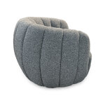 Jules Modern Barrel Chair | Peppercorn - Image 3