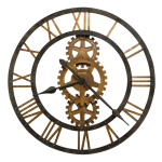 Crosby Industrial Wall Clock