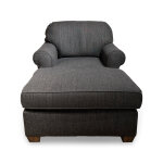 Thornton Transitional Rolled Arm Chaise Lounger - Image 4