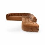 Raine 3-Piece Tufted Sectional Sofa with Chaise - Image 3