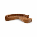 Raine 3-Piece Tufted Sectional Sofa with Chaise